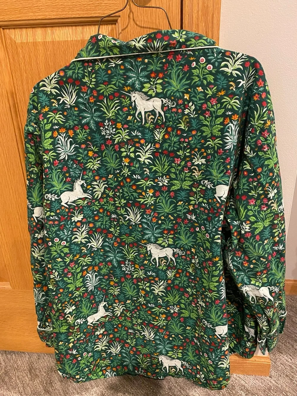 Printfresh Juniper Unicorn Garden Long Sleep Set- Women's Size 2X